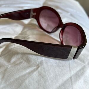 Coach Deep Red Sunglasses